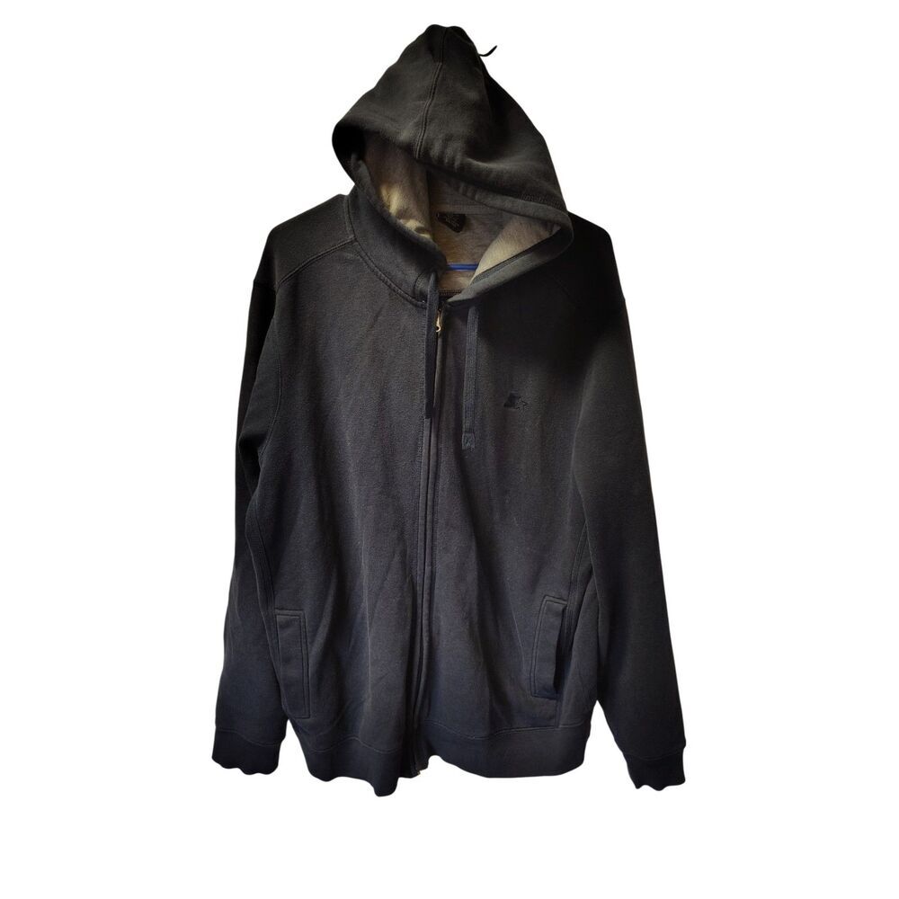 Vintage Starter Men's Large Navy‎ Blue Full Zip Hoodie